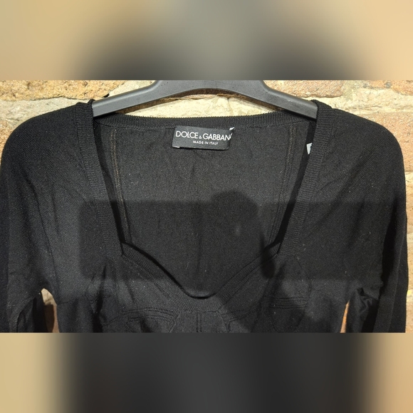 Dolce & Gabbana Elegant Black Blouse - Picture 3 of 4